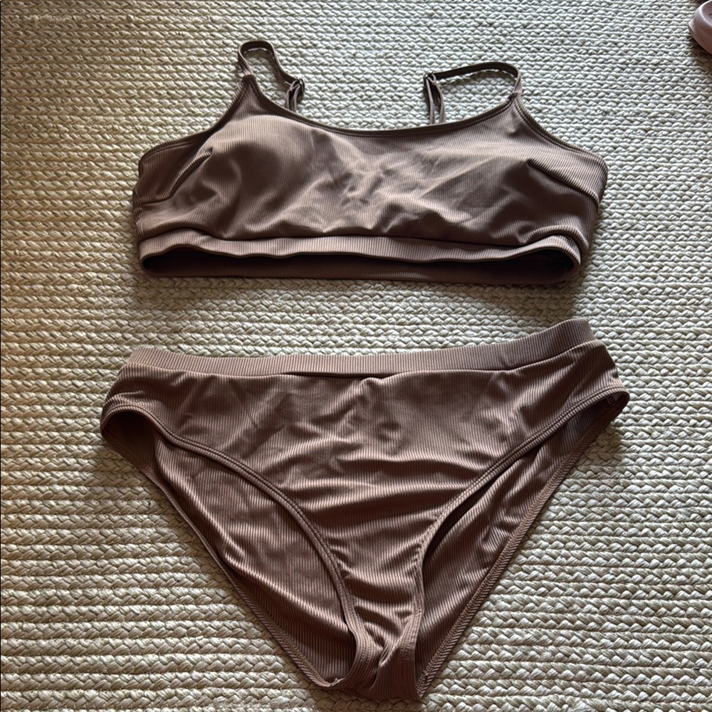 Brown Bikini Set